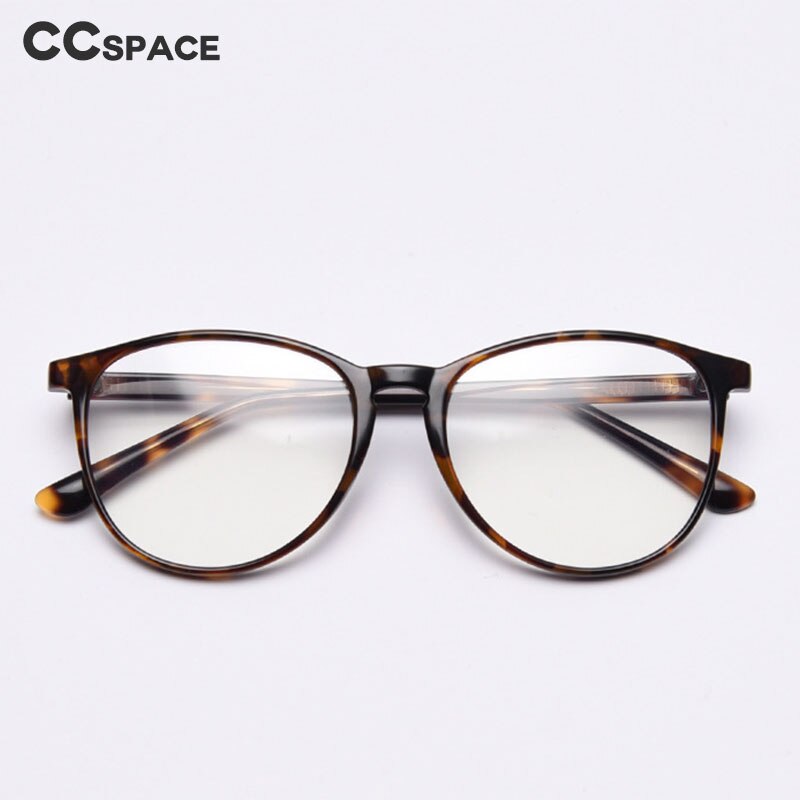 49428 TR90 Anti Blue Round Glasses Frames Men Women Big Frame Optical Computer Glasses