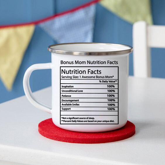 Meilleurs Bonus Maman Tasse Belle-Mère Tasses à Café Maman Tasse À Café Étape Maman Boire Tasses de Fête Des Mères pour Bonus Maman D'anniversaire: XH4803-A015WH-8
