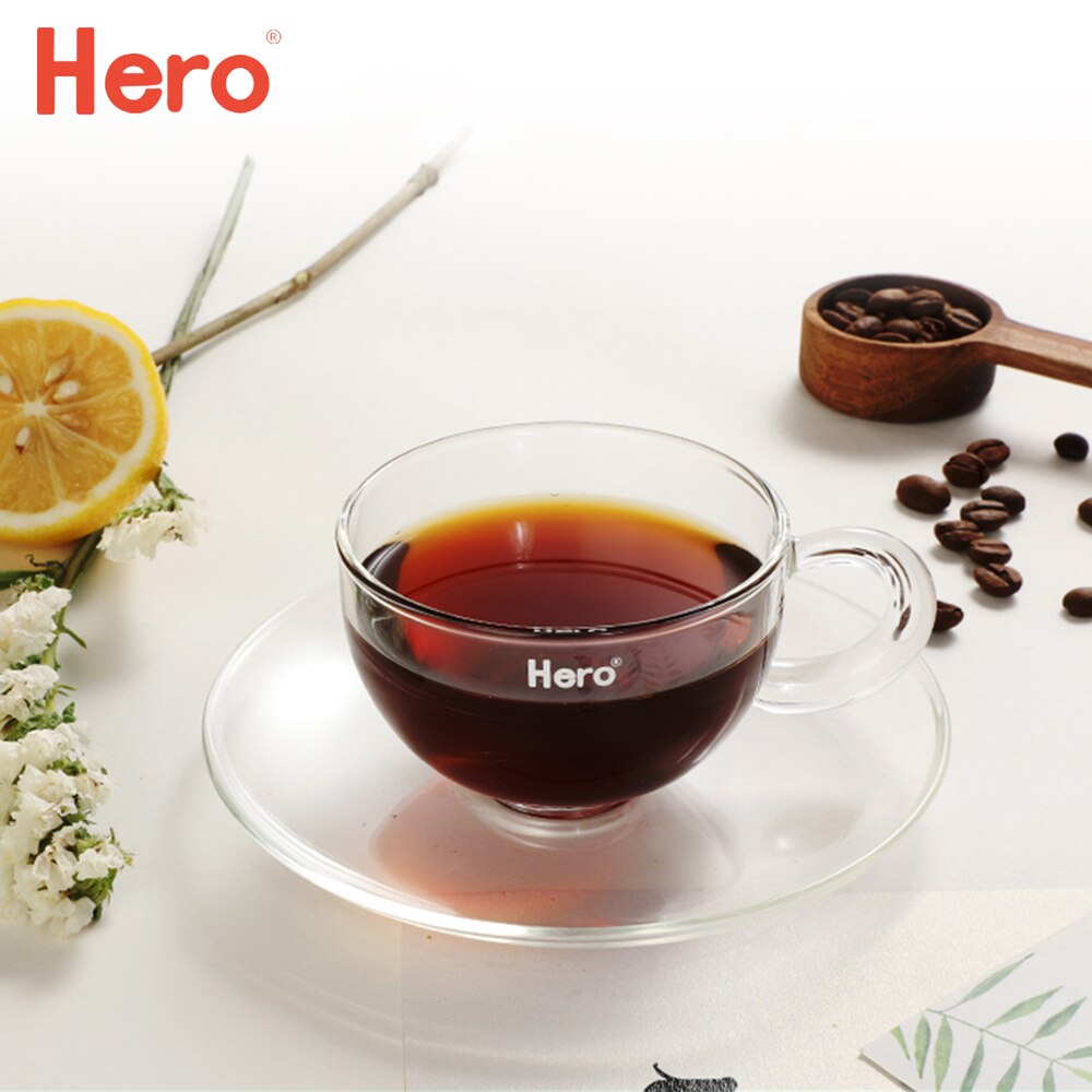 Coffee Cup Reusable High Glass Coffees Cups Simple European Style Cappuccino Flower Cups Latte Coffee Cup