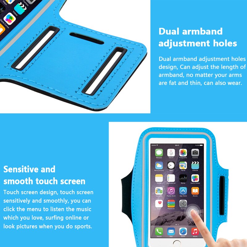 Arm Band arm handy tasche sport-Arm-Leder Fall schmutz-beständig Hand Handy Halter für 4 -6 zoll smart telefon