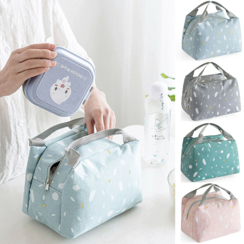 Praktische Kleine Geïsoleerde Picknick Ice Pack Waterdichte Oxford Doek Lunch Koeler Tassen Kleine Verse Stijl Gekoelde Lunch Zakken