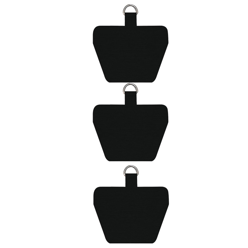 Joint de lanière d'attache solide universel pour remplacement de téléphone portable, sangle de suspension, cordon de serrage, anneau métallique, languette de corde: Argent / gris