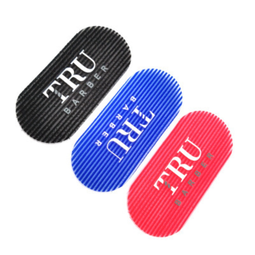 2/4 Uds. Pegatina de estilismo para cabeza de aceite de peluquería, pegatinas para el cabello con gradiente tallado de Velcro, accesorios para peluquero y salón