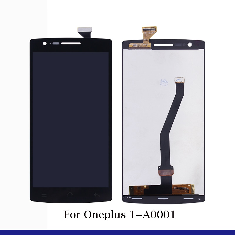 Til oneplus 1+a0001 a2001 a3000 a3010 a5000 a5010 lcd -skærm+berøringsskærmsamling til oneplus 1 2 3 3t 5 5t 6 6t 7 lcd -skærm