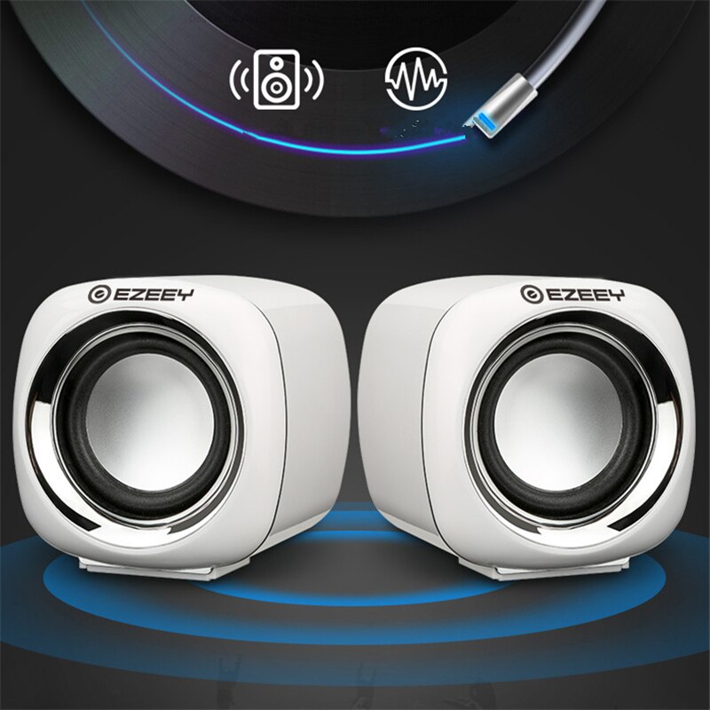 Mini Desktop Speaker Laptop Speaker Surround Stereo Computer Speakers Multimedia Subwoofer Usb-poort Laptop Desktop Luidspreker