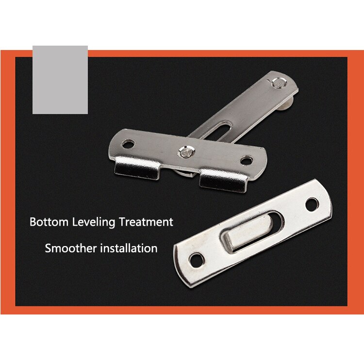 2 Inches Anti Corrosion Home For Pet Cage Sliding Door Hasp Latch Lock Stainless Steel Window Room Security Multifunction