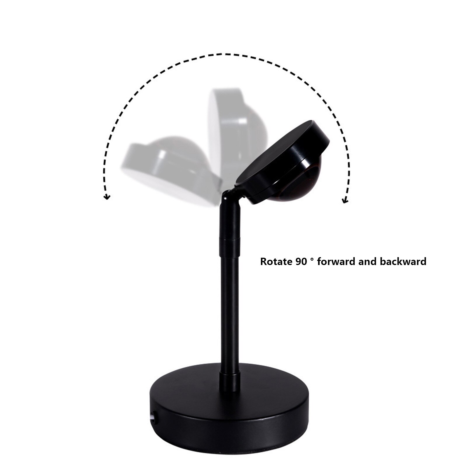 Night Light Projector Led Lamp 90 Degree Rotation Rainbow Projection Lamp,Romantic Led Light Sunset Night Light Home Party decor