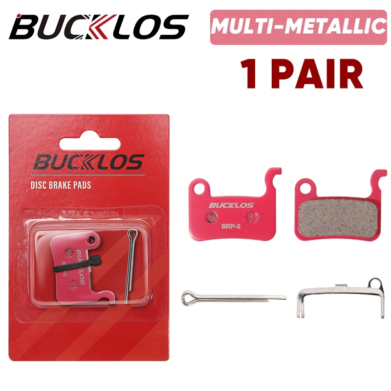 BUCKLOS Fahrradbremsbeläge für SHIMANO A01S M07 M535 MTB hydraulische Scheibenbremsbeläge Rennrad Scheibenbremsbeläge MTB BMX Fahrradteile: Lila