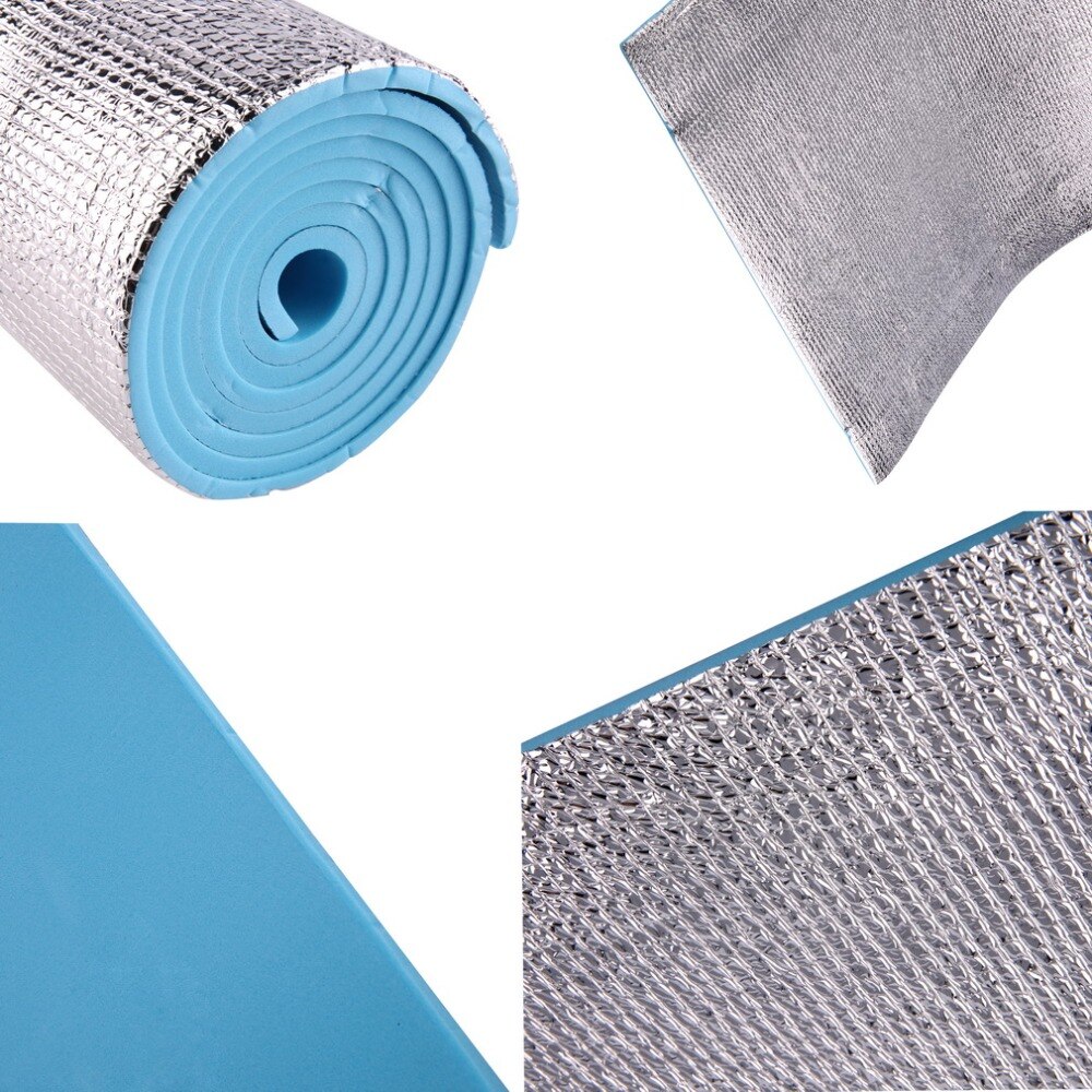 180 x 50 x 0.6cm aluminiumskum picknick yoga fitness träningsmattor utomhus