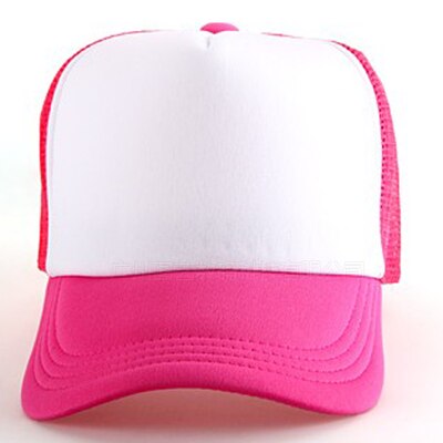 12 stks/partij Leeg Sublimatie Cap Hoed Voor Sublimatie INKT Print DIY Warmte Druk Printing Transfer: Rose Red