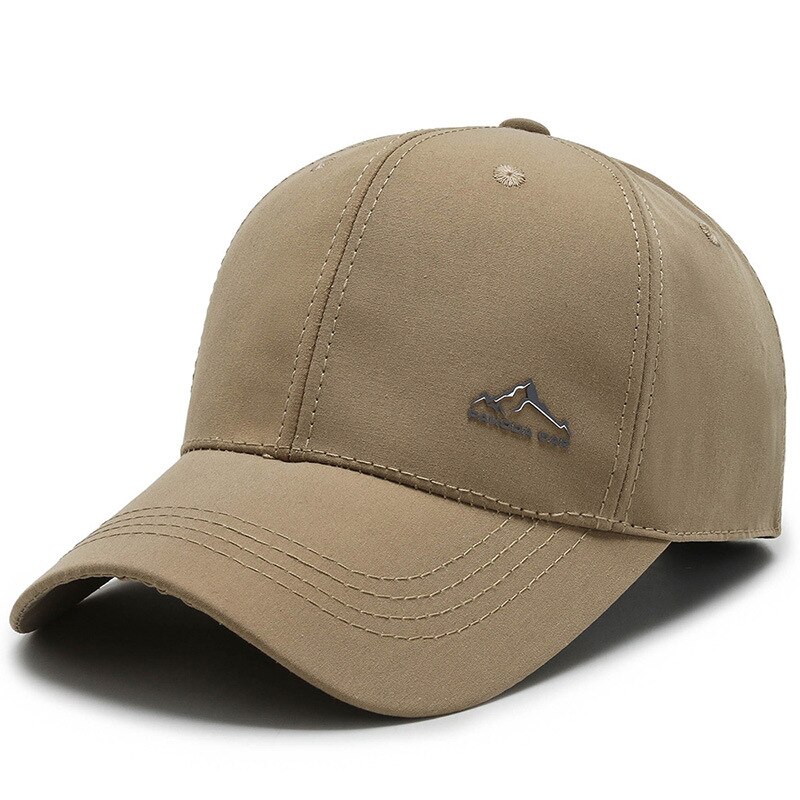 Lente Mannen Snapback Hoed Caps Baseball Cap Mannen Caps Retro Papa Oom Baseball Cap Hoeden Voor mannen Toevallige Hoed: Beige 2