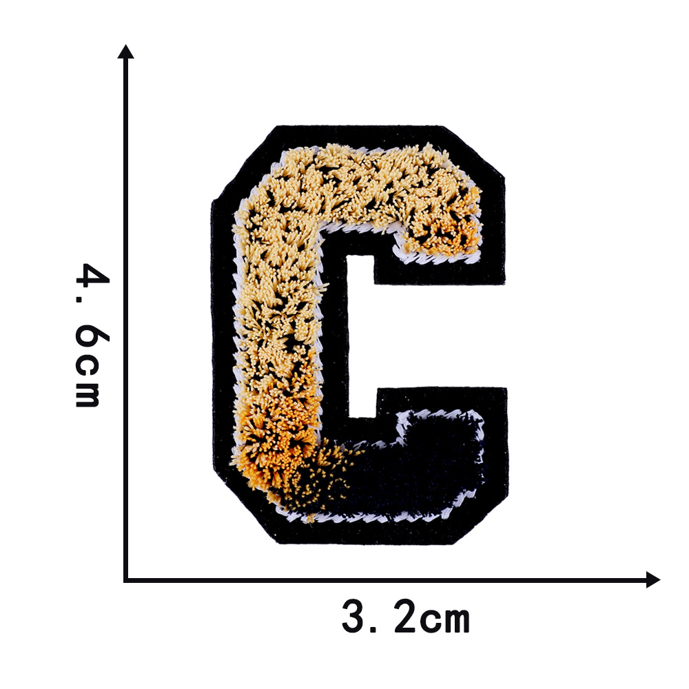 Letters Toothbrush Embroidery English Patches For Sew On Clothing Patch Clothes Applique DIY Garment Hat Decor: antique silver