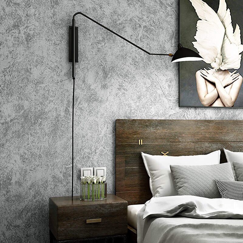 Nordic Industriële Wind Cement Grijs Behang Moderne Eenvoudige Effen Kleur Vlakte Slaapkamer Licht Grijs Kledingwinkel Wallpaper