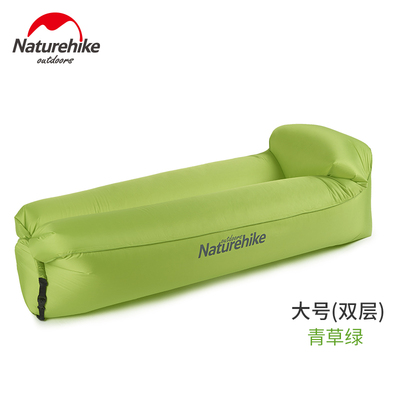 Naturehike Tragbare Aufblasbare Luft Sofa draussen Strand Sofa Faltbare Liege Freizeit Liegen Stuhl Salon Faul Sofa NH: Grün