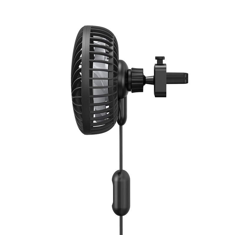 Baseus Portable Fan Car Air Cent Mount Cool Air Travel Cooler Cooling Mini Fans 360 Rotation Adjustable Angle Fans Outdoor Home: Air Outlet Type