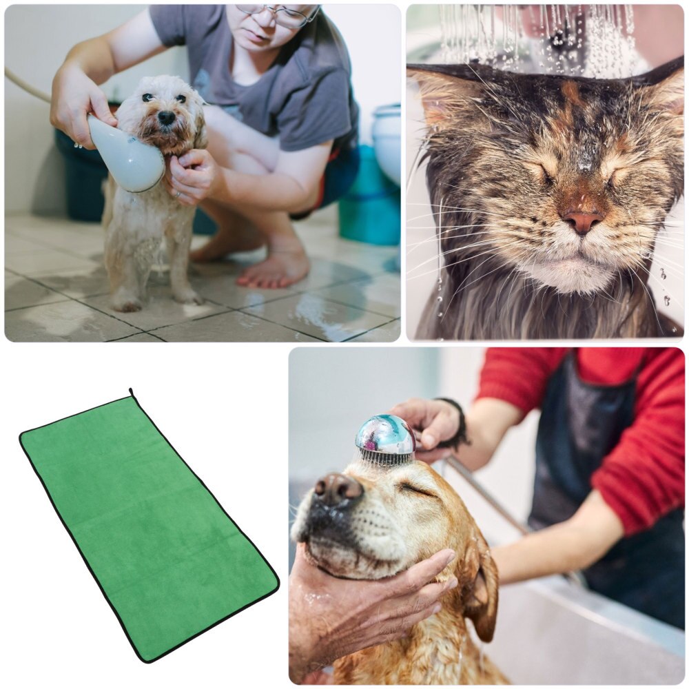 1Pc Hond Handdoek Absorberende Schoonmaak Microvezel Duurzaam Grote Douche Handdoek Drogen Handdoek Badhanddoek