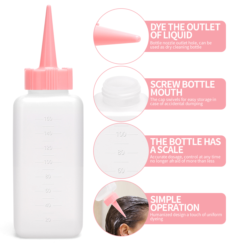 Salon Haarolie Applicator Pro Kleur Fles Voor Thuis Kapper Kappers Verven Flessen Kapper Styling Benodigdheden