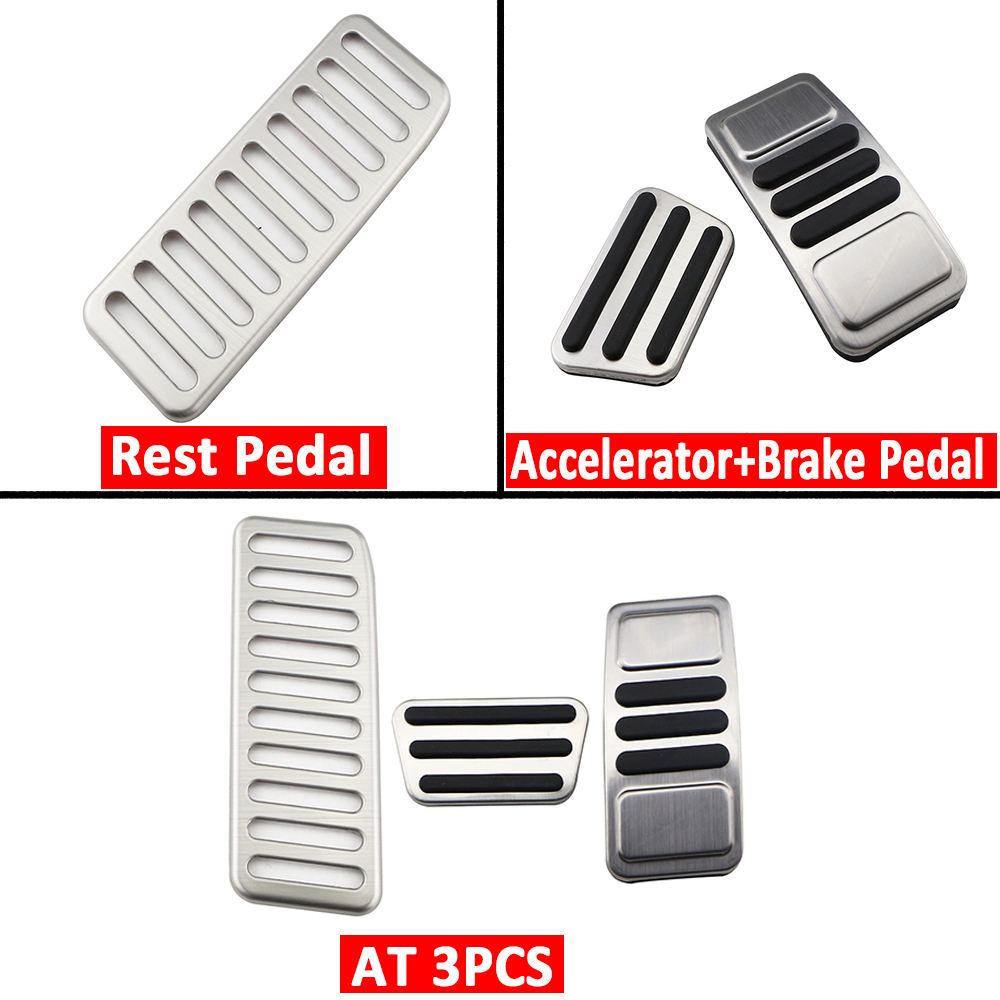Xburstcar Auto Gas Rem Voetsteun Pedal Cover Voor Ford Mustang Auto Pedalen Pad accessoires