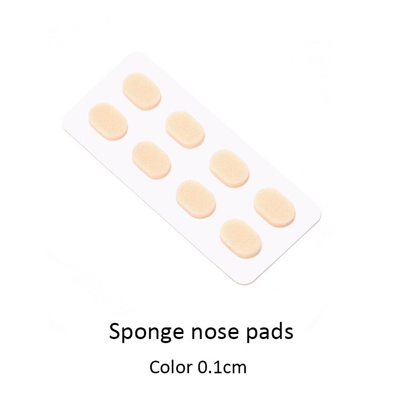 4Pair Soft Foam Nose Pads Self Adhesive Eyeglass Nose Pads Unisex Anti-Slip Eyeglass Nose Pads Thin Nosepads For Glasses: 1