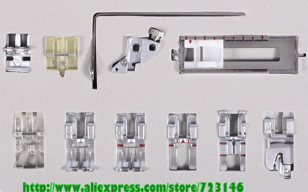 11pcs-Snap-On-Presser-Foot-Pfaff-130-230-295-935-939-1010 6085 7510 2.0, Met-Walking-Voet-Idt Onderdelen Accessoires Kit PF-211P