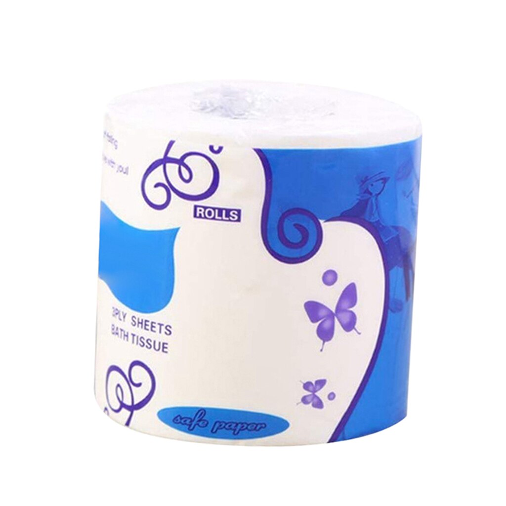 6 rollen Wc Papier 3 Ply Wc Tissue Weiß Wc Papier Weichen Gewebe Professionelle Einweg Praktische Wc Papier
