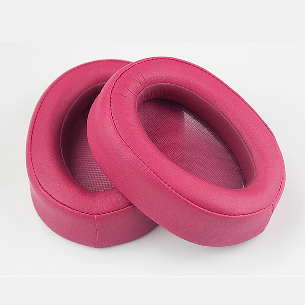 Oorkussen Voor Sony MDR-100ABN WH-H900N Hoofdtelefoon Oorkussen Kussen Cups Cover Oordopjes Oorbeschermers 1 Paar: Bordeaux Red