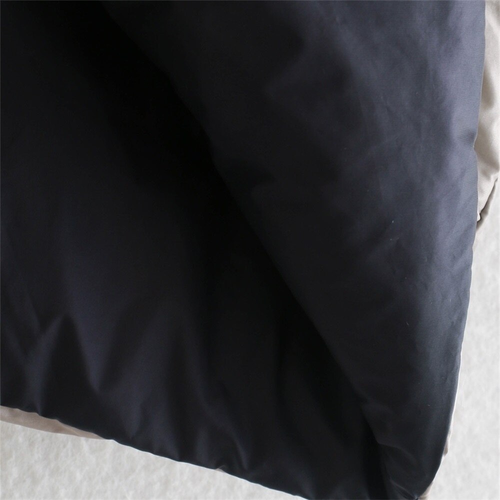 fall/winter Japanese women lightweight down jacket, mid-length, fashionable, slim, thin, two-sided 90 down jacket