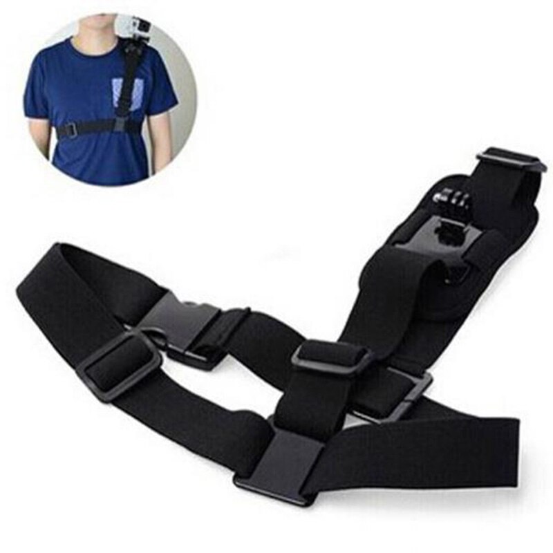 Enkele Schouder Borst Strap Mount Houder Pro Riem Fix Voor Gopro Sport Camera Fietsen SGA998