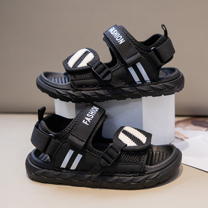 Soft Sole Anti Slip Sports Beach Shoes for Big Boys Lightweight Cozy Handsome Slippers Children Sandals for Boys Summer