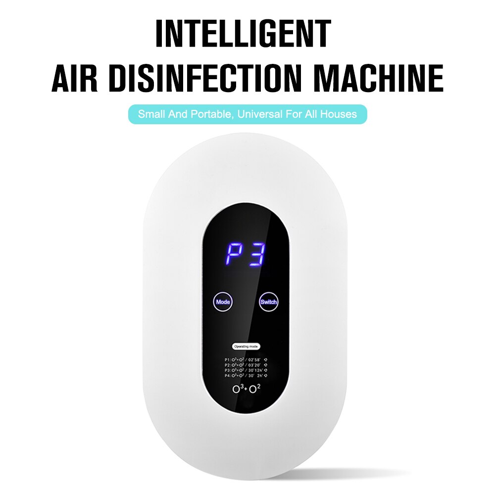 Behogar Smart Air-Purifier Remove Ozone Electric Machine Generator Dust Purification Household Kitchen Toilet Air Cleaner