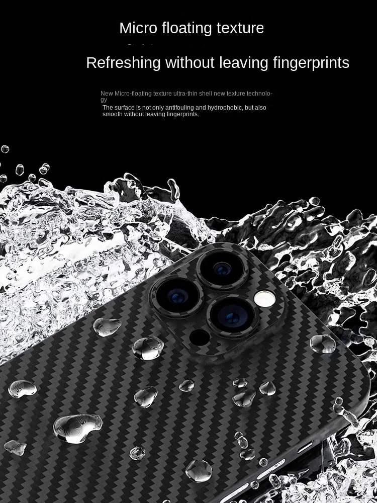 Coque de téléphone pp en fibre de carbone, étui de protection ultra pour iphone 16 15 14 13 12 11 max pro max plus