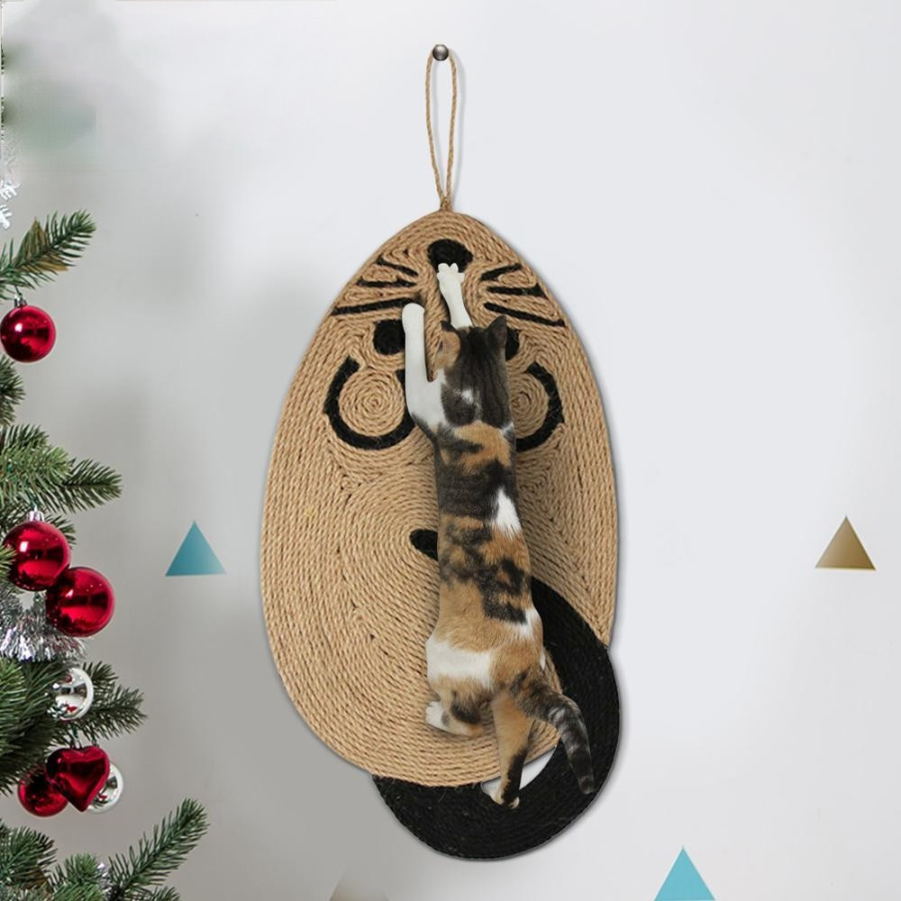 L40 Sisal Cat Scratch Board Kitten Pet Grinding Claw Toys Cats Scratching Tree Post Scratcher Bed Mat Furniture Scratch Pad Cat