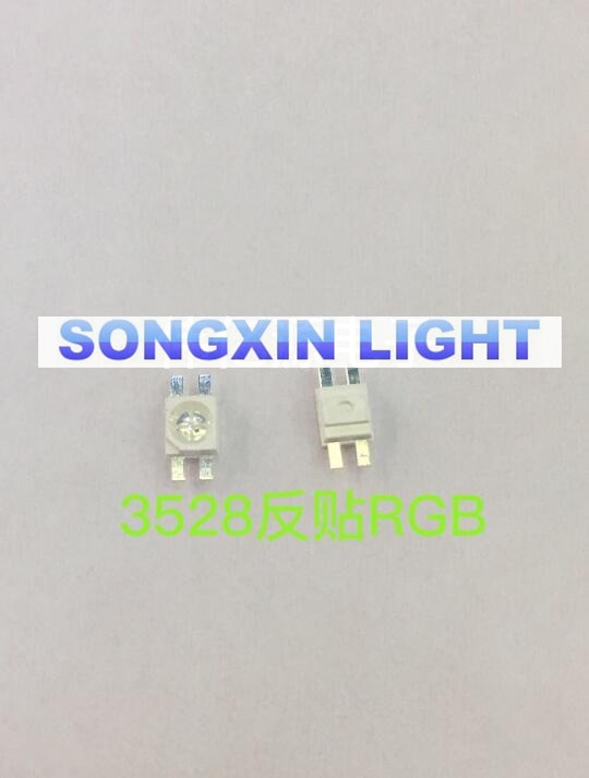 FOR SMD 3528/6028 RGB LED Common Anode SMT Chip Tricolor (Red Green Blue) 1210 Shine down Light Emitting Diode Lamp