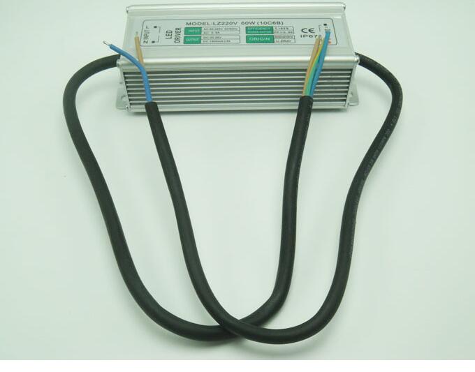 Full 60W LED Driver 1800mA AC85-265V IN DC30-36V OUT led Power Supply For Flood Light & Street Lamp