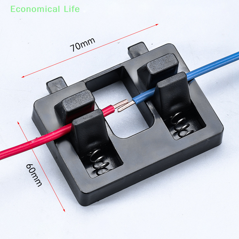 1pc Electric Wire Welding Fixture Holding Power Stabilizing Wire Holder Anti-Slip Dual Clamps Soldering Tool Accessories