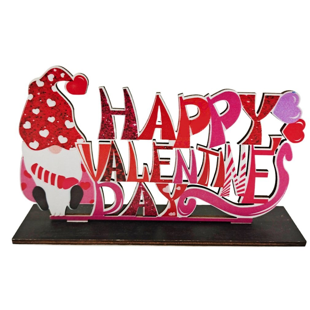 Panneau de Table en bois pour la saint-valentin, décoration romantique, centre de Table, lettre de mariage, pour la saint-valentin: 2