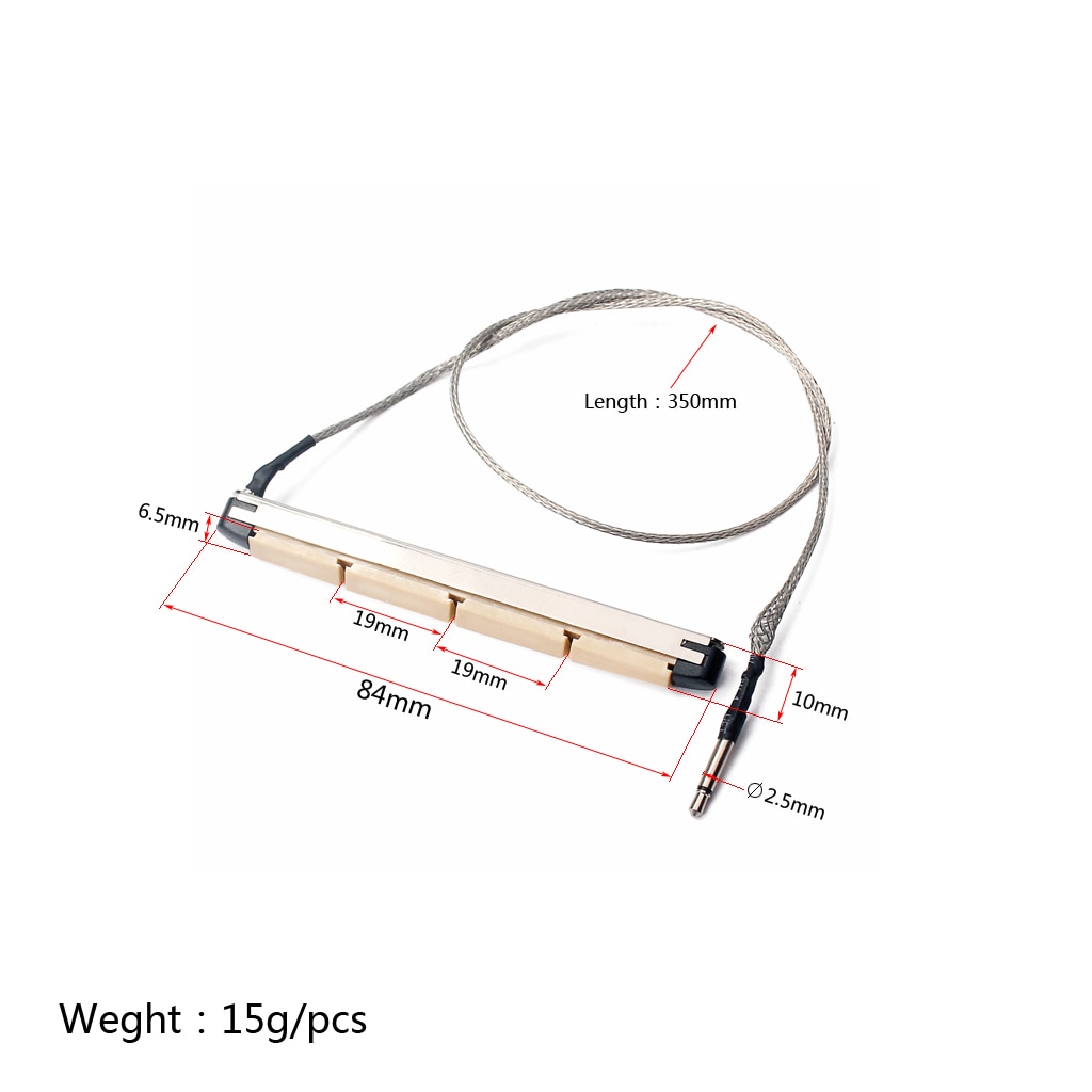 Brug Transducer Onder Zadel Keramische Piezo Pickup Snaarinstrumenten voor 4 String Akoestische Gitaren Bass Muziekinstrumenten