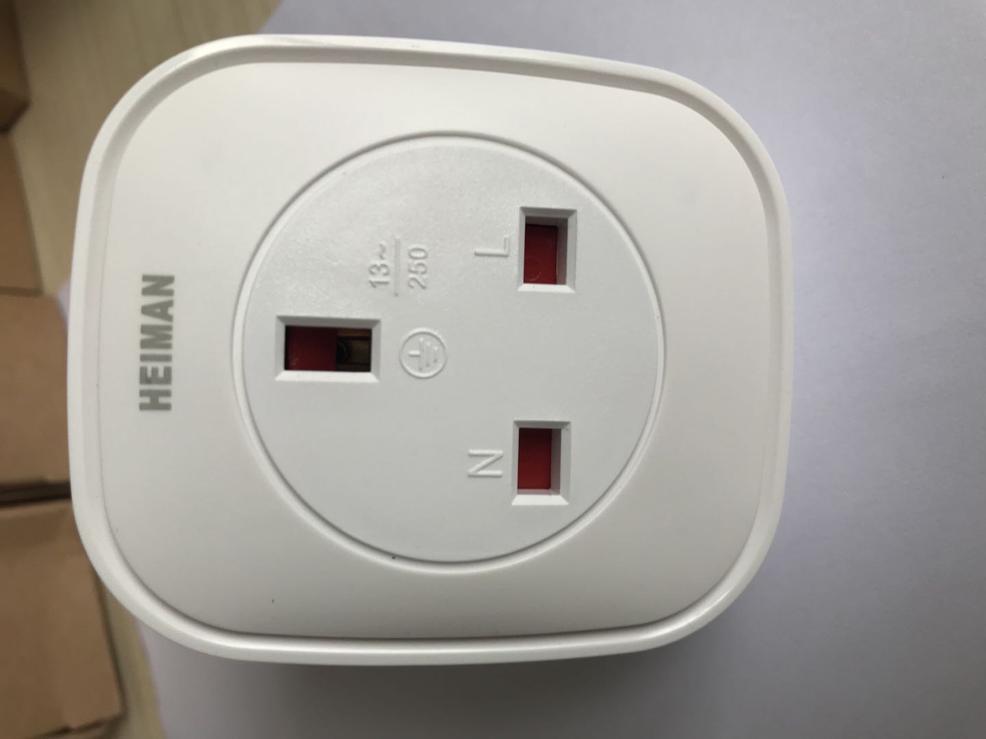 Heiman – prise de mesure intelligente Zigbee, prise murale, royaume-uni, commande marche/arrêt, fonctionne avec Heiman, passerelle SmartThing