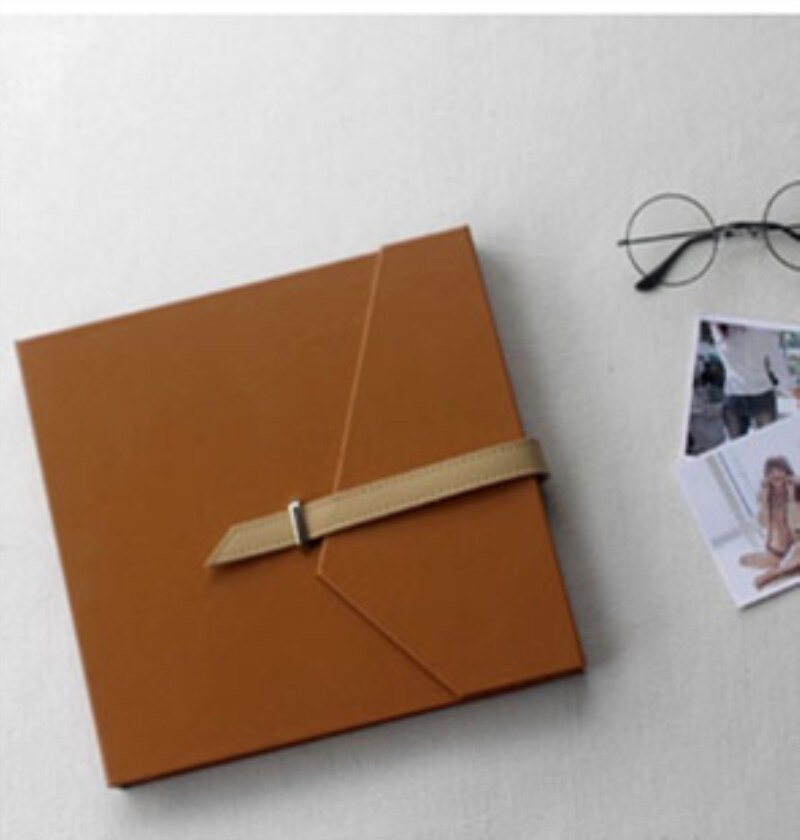 Diy album lim håndlaget bryllup familie album par togbillett samling album: C