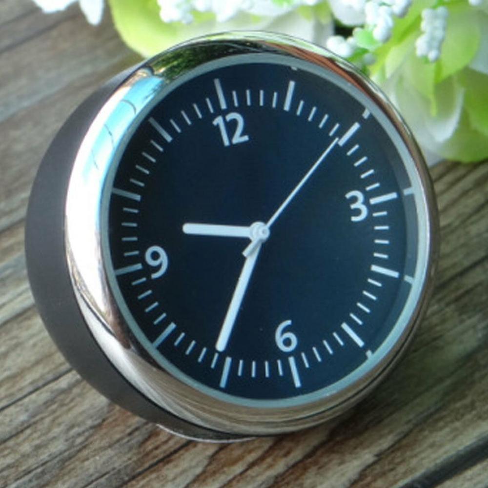 Car Clock Hygrometer Thermometer Mini Auto Luminous Automotive Dashboard Styling Clock Interior Accessories Clock Qua R5N6