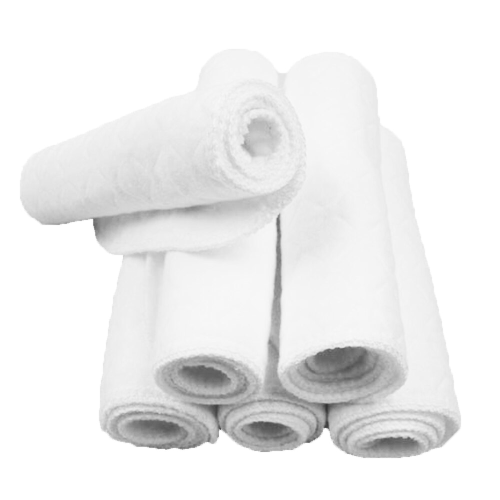 Reusable baby Diapers Cloth Diaper Inserts 5pc 3 Layer Insert Cotton Washable babies care Eco-friendly diaper