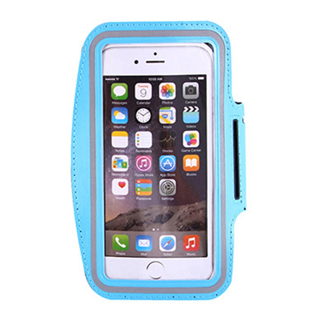 Impermeabile Universale Brassard Corsa e Jogging Palestra Cassa del Bracciale di Sport Del Telefono Mobile della Fascia di Braccio Del Sacchetto Del Supporto per il iPhone 6 7 8 Smartphone: 5.5 inch sky blue