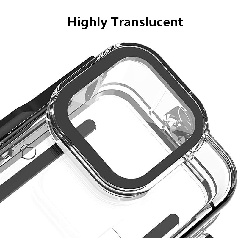 60M Waterproof Case For GoPro Hero 13 12 11 10 9 Underwater Diving Housing Cover for Go Pro Hero 9 10 11 12 13 Accessories