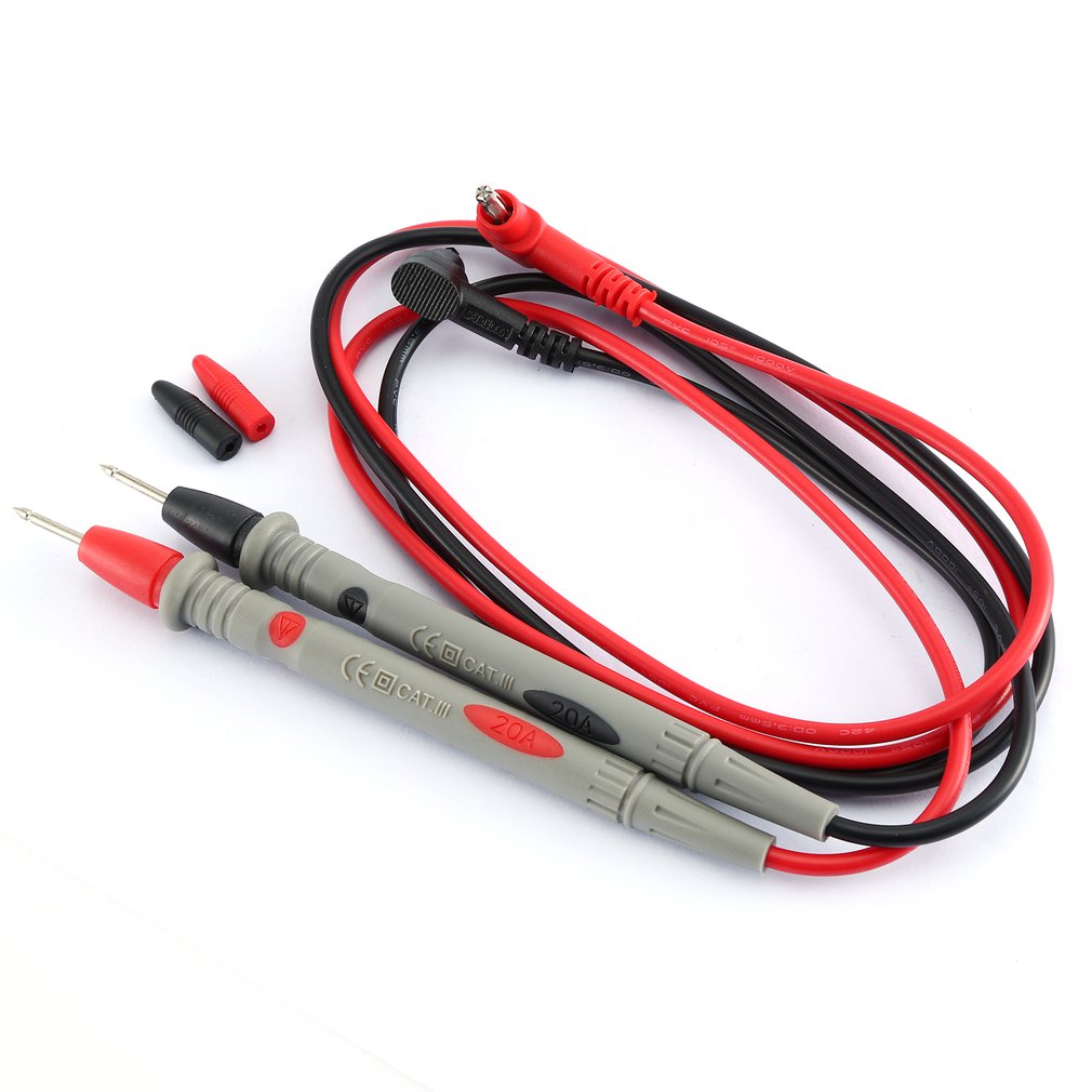 Uyigao 2 Stuks Naald Tip Test Probe Lead 20A Multimeter Voor Digitale Multimeter Lead Wire Probe Kabel Voor UNI-T/victor Multimeter
