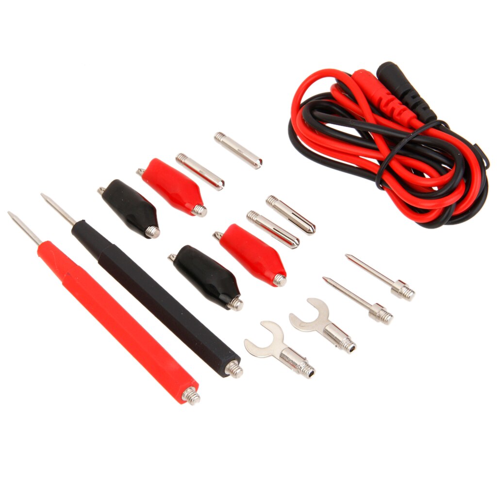 Set Van Multifunctionele Digitale Multimeter Probe Test Lead Cable Alligator Clip