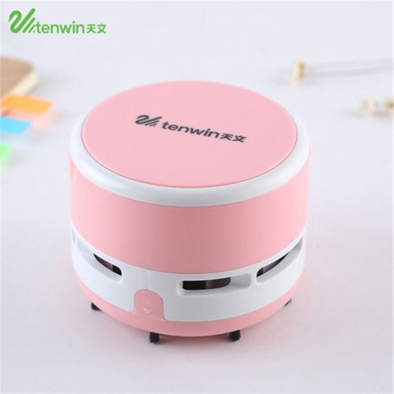 Mini Vacuum Cleaner Office Desk Dust Home Table Sweeper Desktop Cleaner: Pink