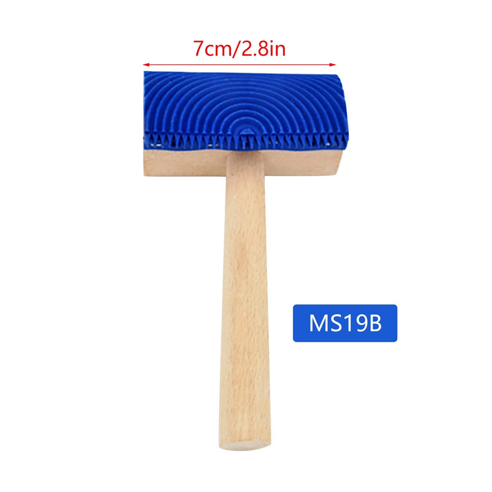 Imitation Wood Graining Pattern Wall Texture Art DIY Brush Painting Tool Rubber Wood Grain Painting Tool Home Decoration: 02