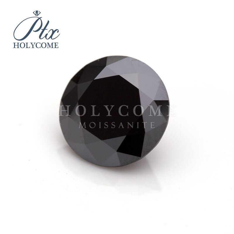 3mm Black Round cut Moissanite Black Moissanite Diamond price per carat factory supplying 2020newest moissanite men