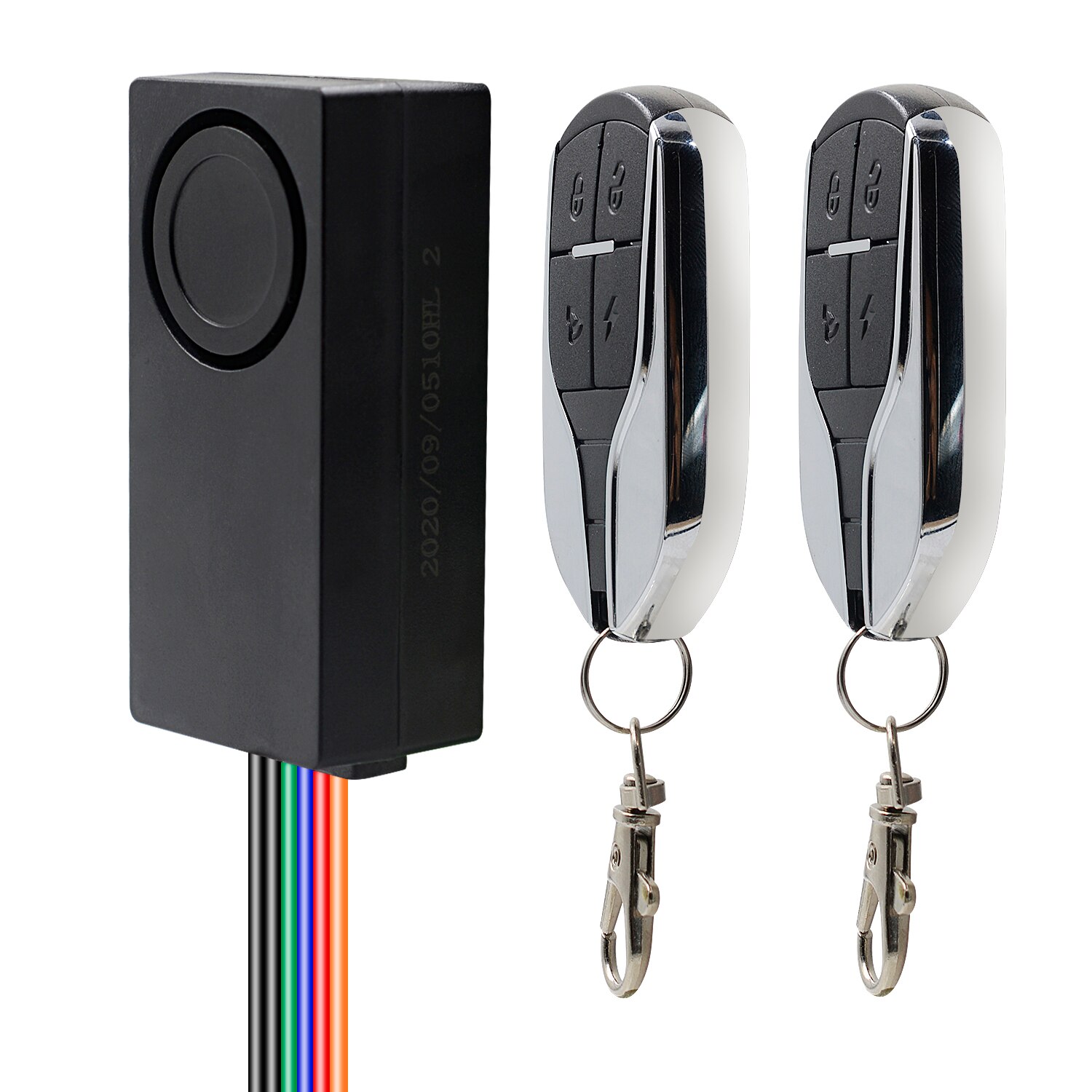One-key lock release of electric car anti-theft alarm, keyless quick car search, prompt to set remote alarm