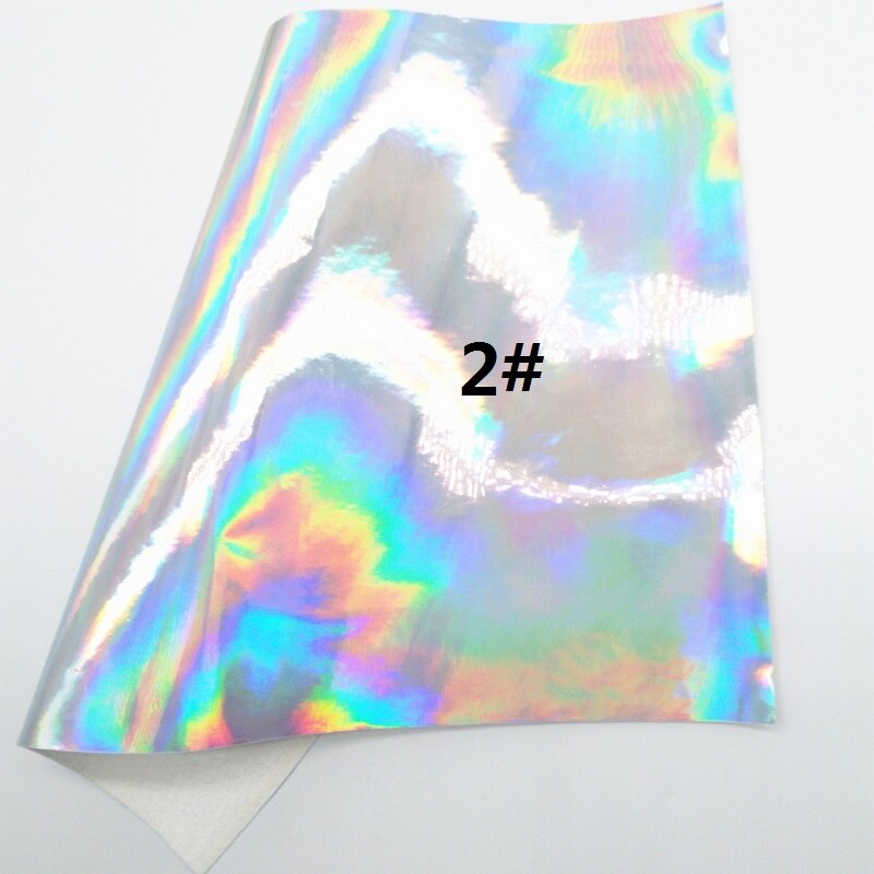 Zilver Glitter Stof, Faux Leer Stof, iriserende Synthetisch Leer Stof Lakens Voor Boog A4 21X29Cm Twinkling Ming XM552